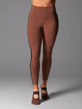 High Waisted 7/8 Stripe Leggings