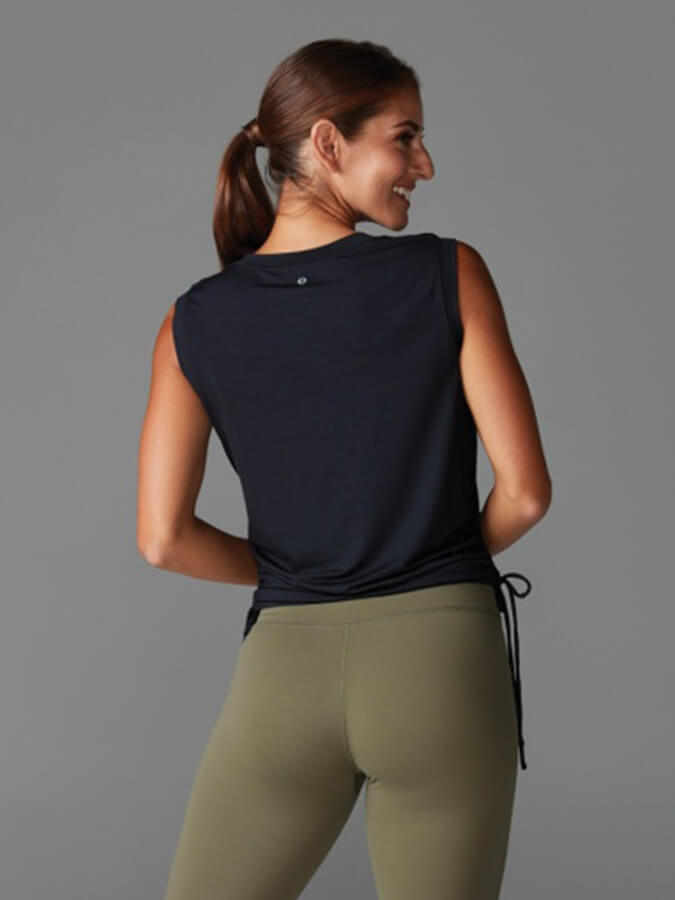 Crop Side Tie Tank