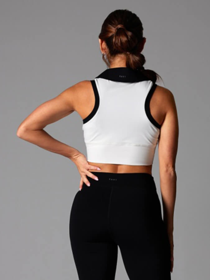 Contrast Polo Tank