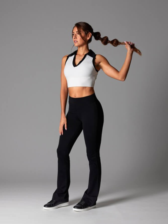 Contrast Polo Tank